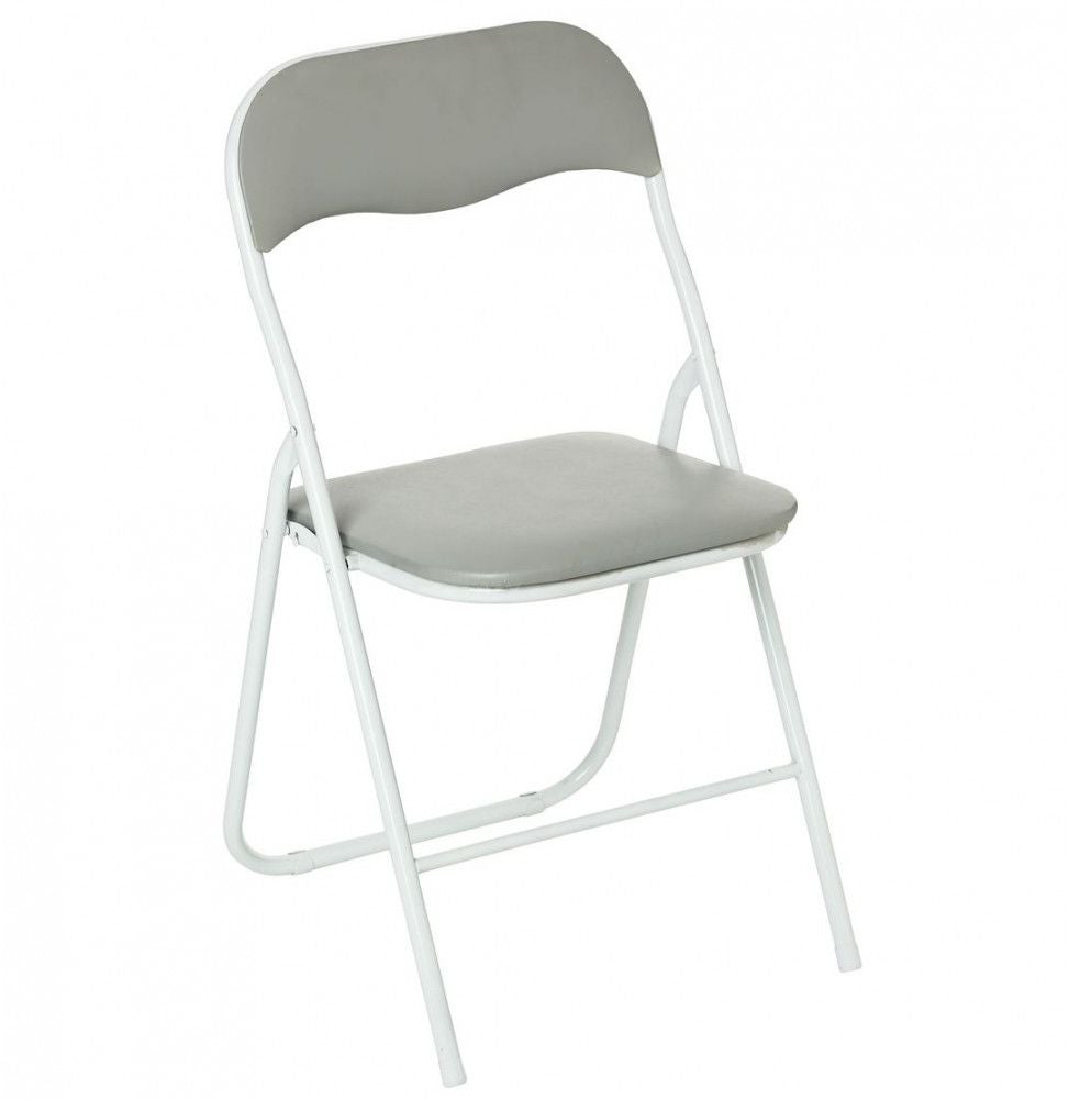 Sedia Pieghevole In Velluto 5five - Grigio Carbone, Design Compatto Per Interni - Foto 4