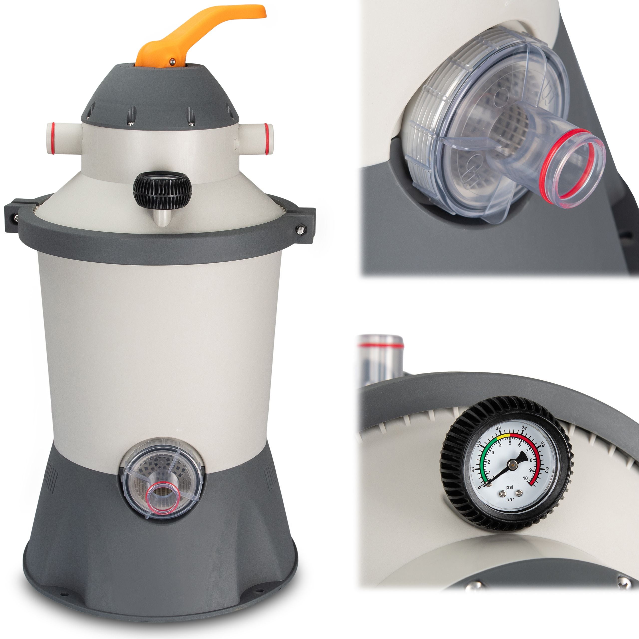 COIL Pompa piaskowa do basenu Bestway Intex. wydajność 3028l/h + węże - 9
