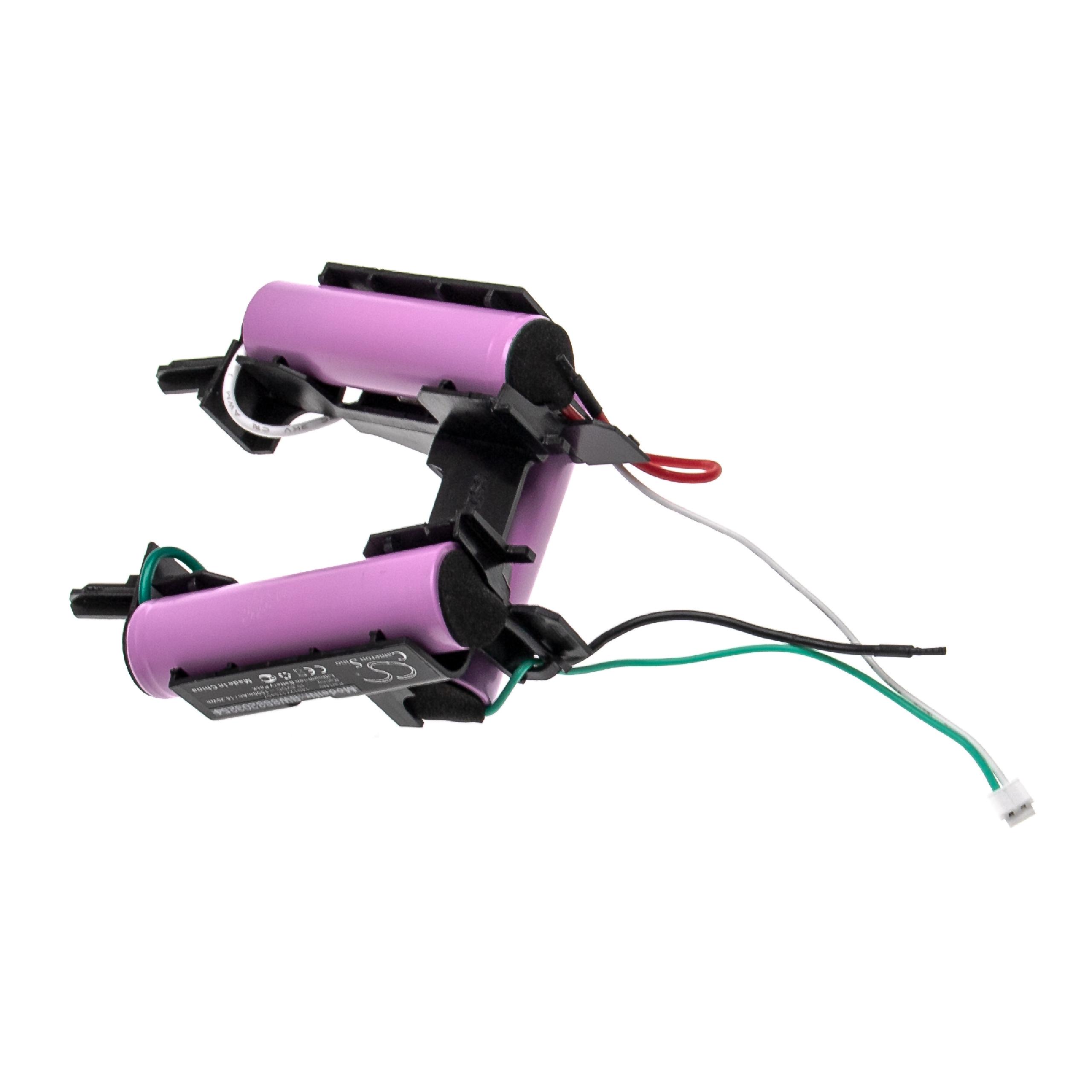 vhbw Batterie compatible avec Electrolux 900273770, 900273778, 900273779, 900940831 aspirateur, robot électroménager (1500mAh, 10,8V, Li-ion) - 3