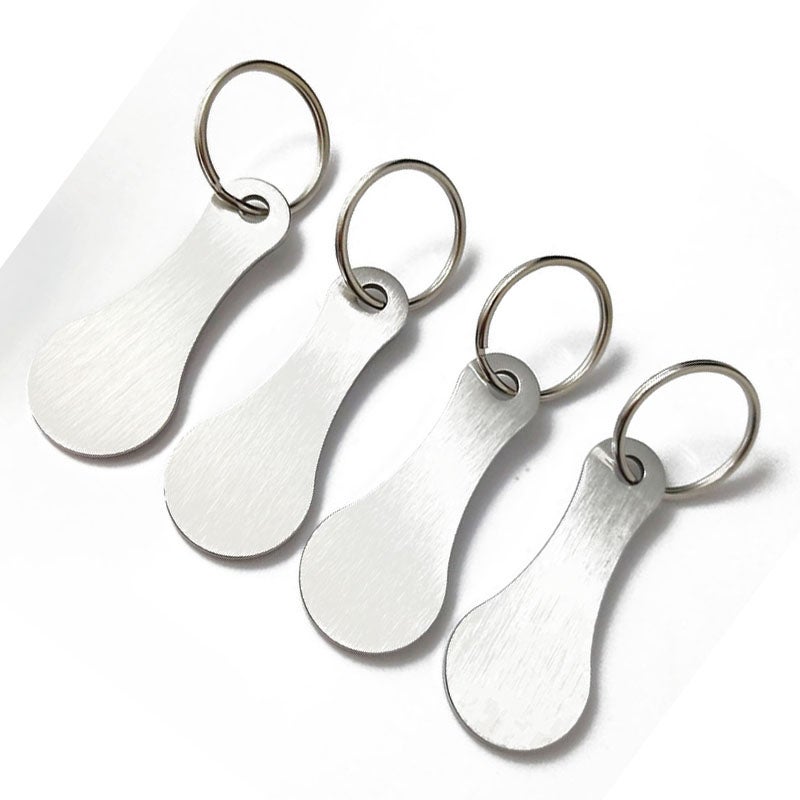 Sheryl&Rain 4 Pezzi Chiave per Carrello Della Spesa Gettone Carrello