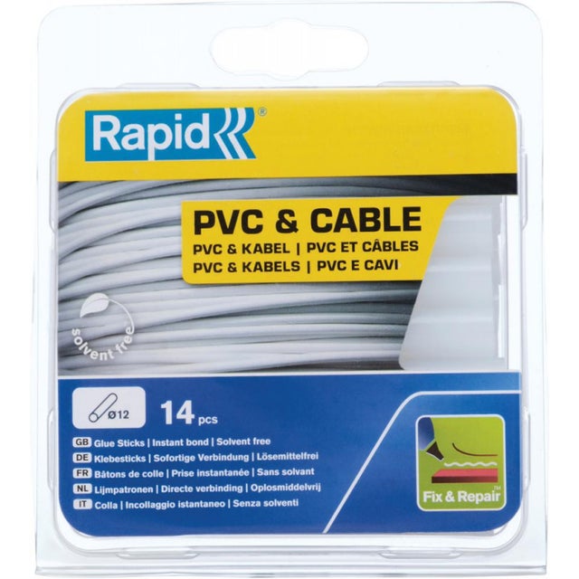 Batons de colle pour PVC 125g transparent Isaberg (Par 5)