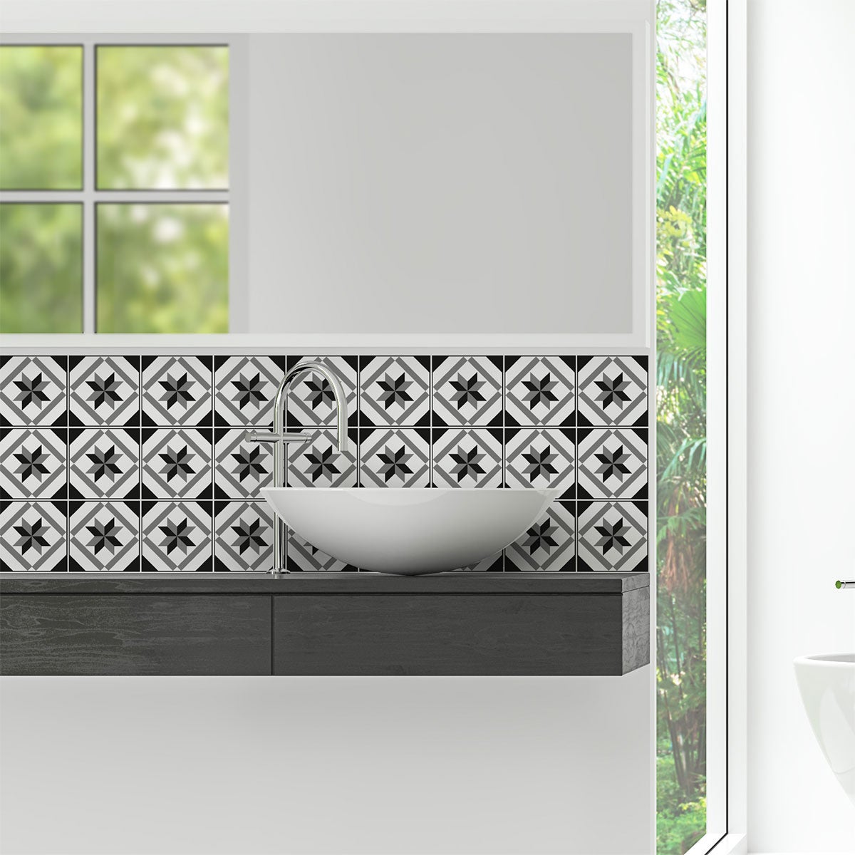 9 adesivi piastrelle azulejos zepetina - Sticker adesivo - adesivi murali - 9stickers15x15cm - 4