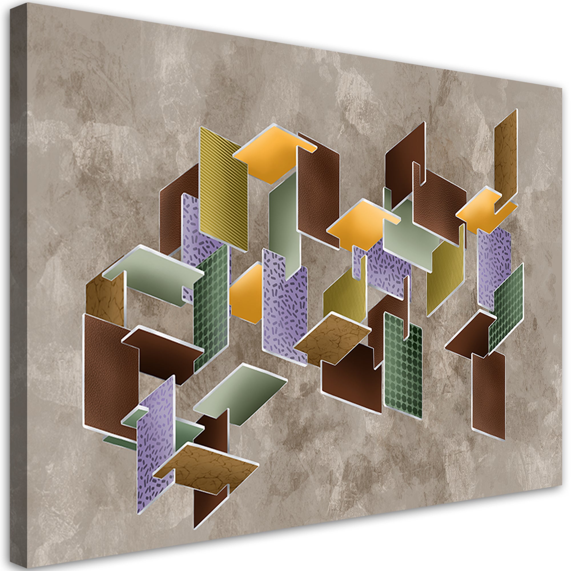 Obraz na płótnie, Puzzle 3D 100x70