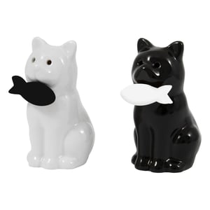 HENDI Set Saliera E Pepiera In Porcellana - Bianco, ø42x80mm, Lavastoviglie Safe - Foto 2