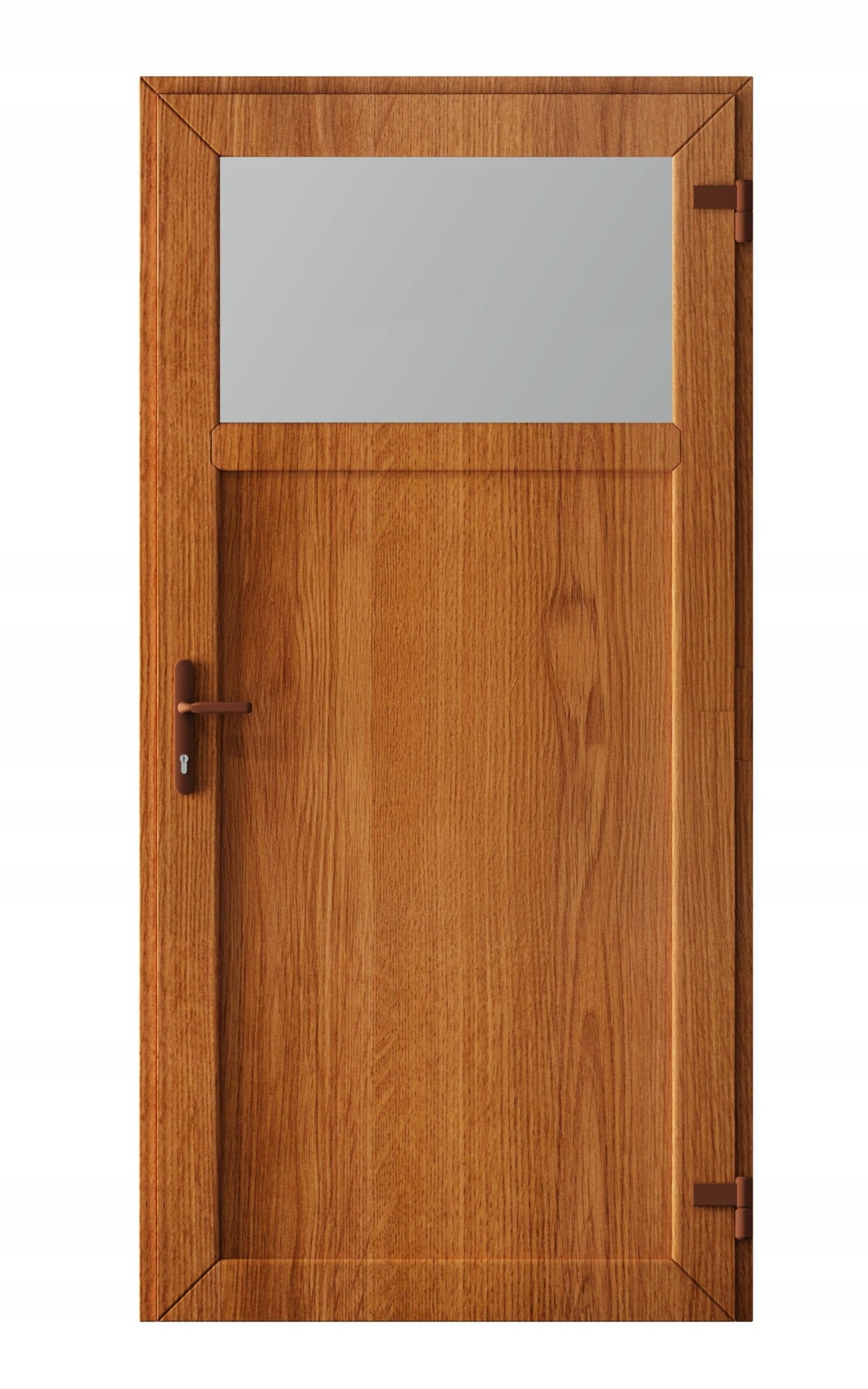 PORTA TECNICA ESTERNA IN PVC 100X205 CM ROVERE DORATO DESTRA | Leroy Merlin
