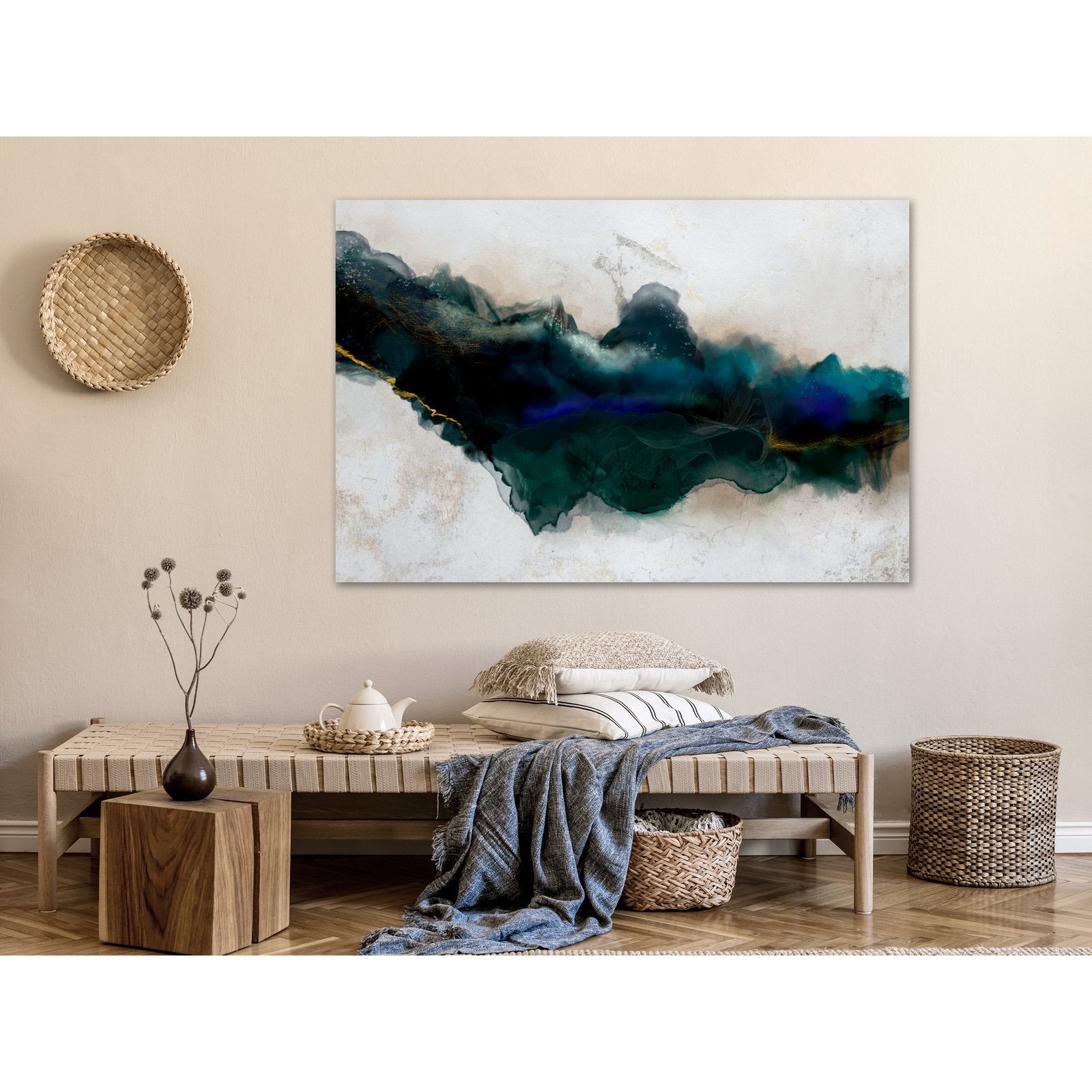 Tableau Rift of Blue Wide - 120 x 80 cm - 2