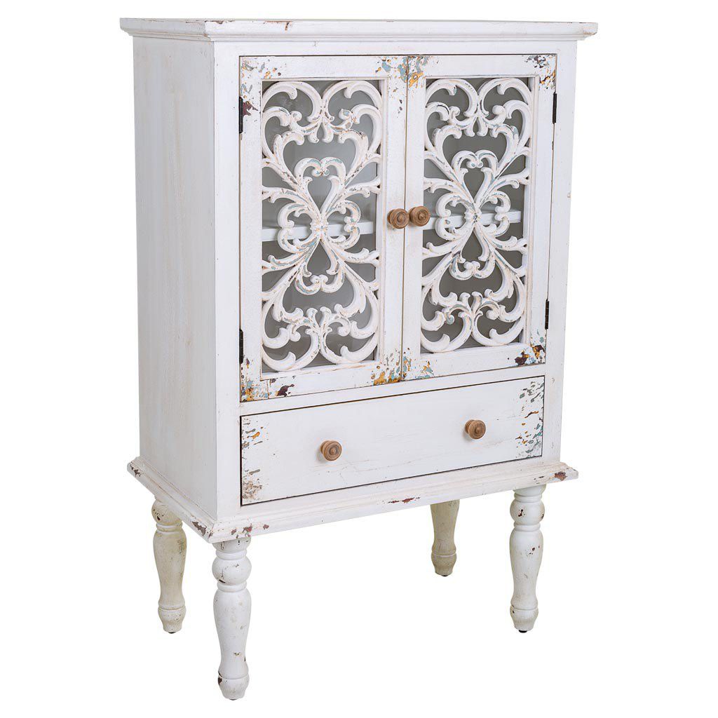 Fijalo  Vitrina De Madera 2 Puertas Y 1 Cajon , Leroy Merlin