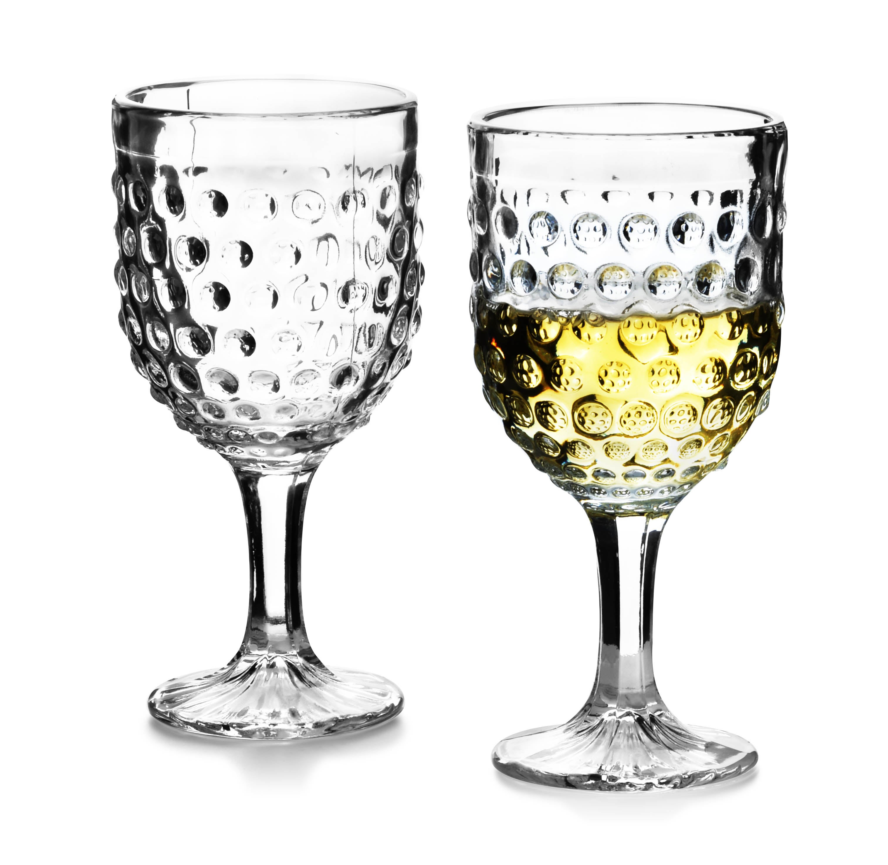Elise dots komplet 6 kieliszków 280ml7,5xh15cm