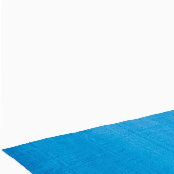 Tapis de sol Summer Waves pour piscine hors sol 4 82 x 4 82 m bleu - 2