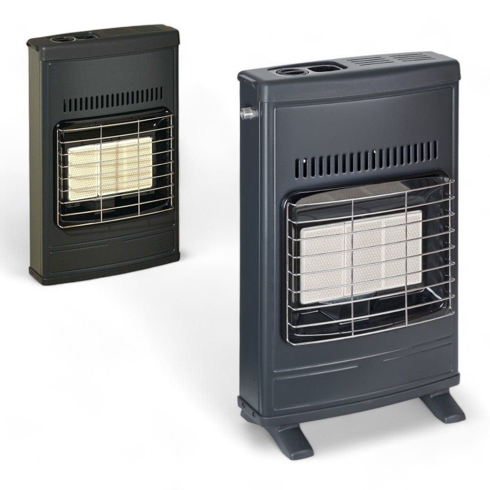 Stufa A Gas Metano Eco 40 A Raggi Infrarossi - Design Murale Moderno Con 3 Livelli Di Potenza - Foto 10