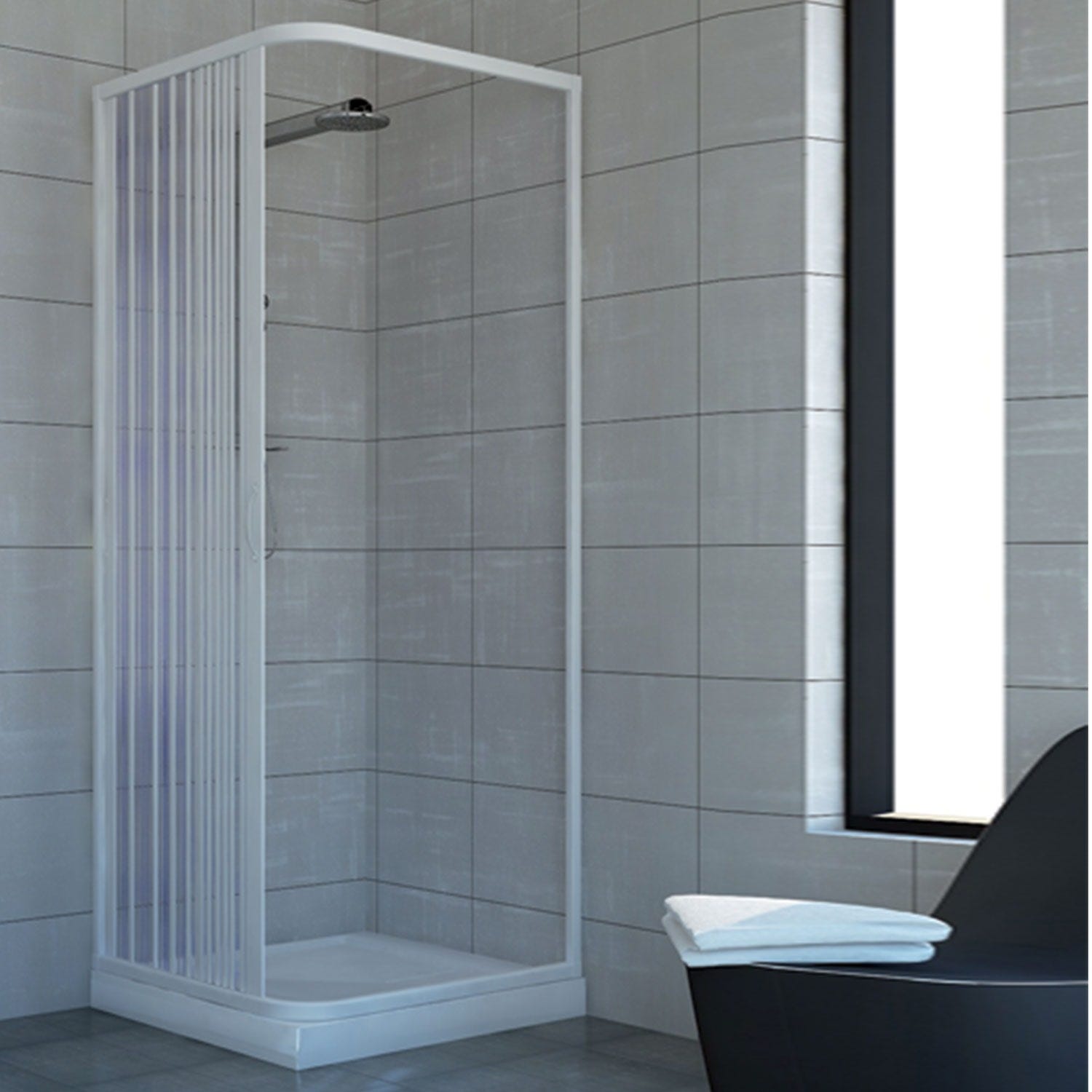 Box Doccia 80x100 In PVC Mod Acquario Con Apertura Laterale Leroy Merlin box-doccia-80x100-in-pvc-mod-acquario-con-apertura-laterale-leroy-merlin