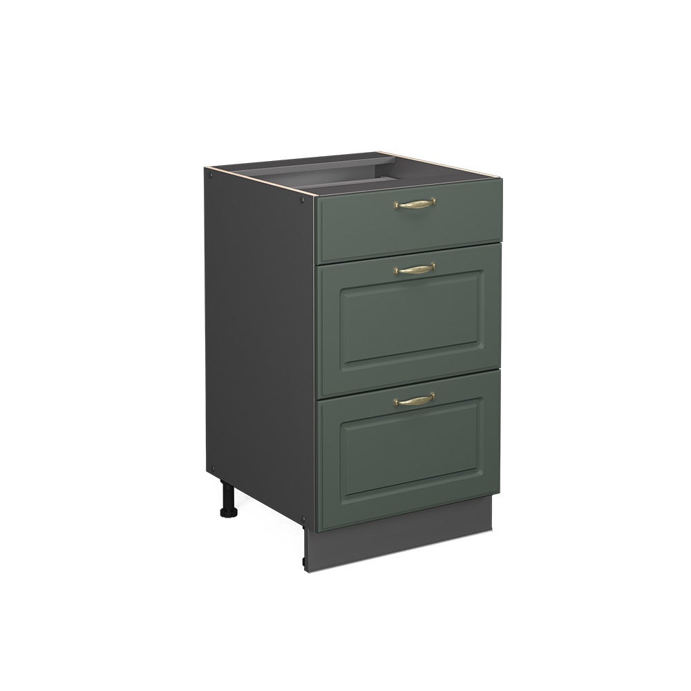 Vicco Szafka dolna do kuchni Fame-Line, Green Gold Country, 50 cm bez blatu roboczego