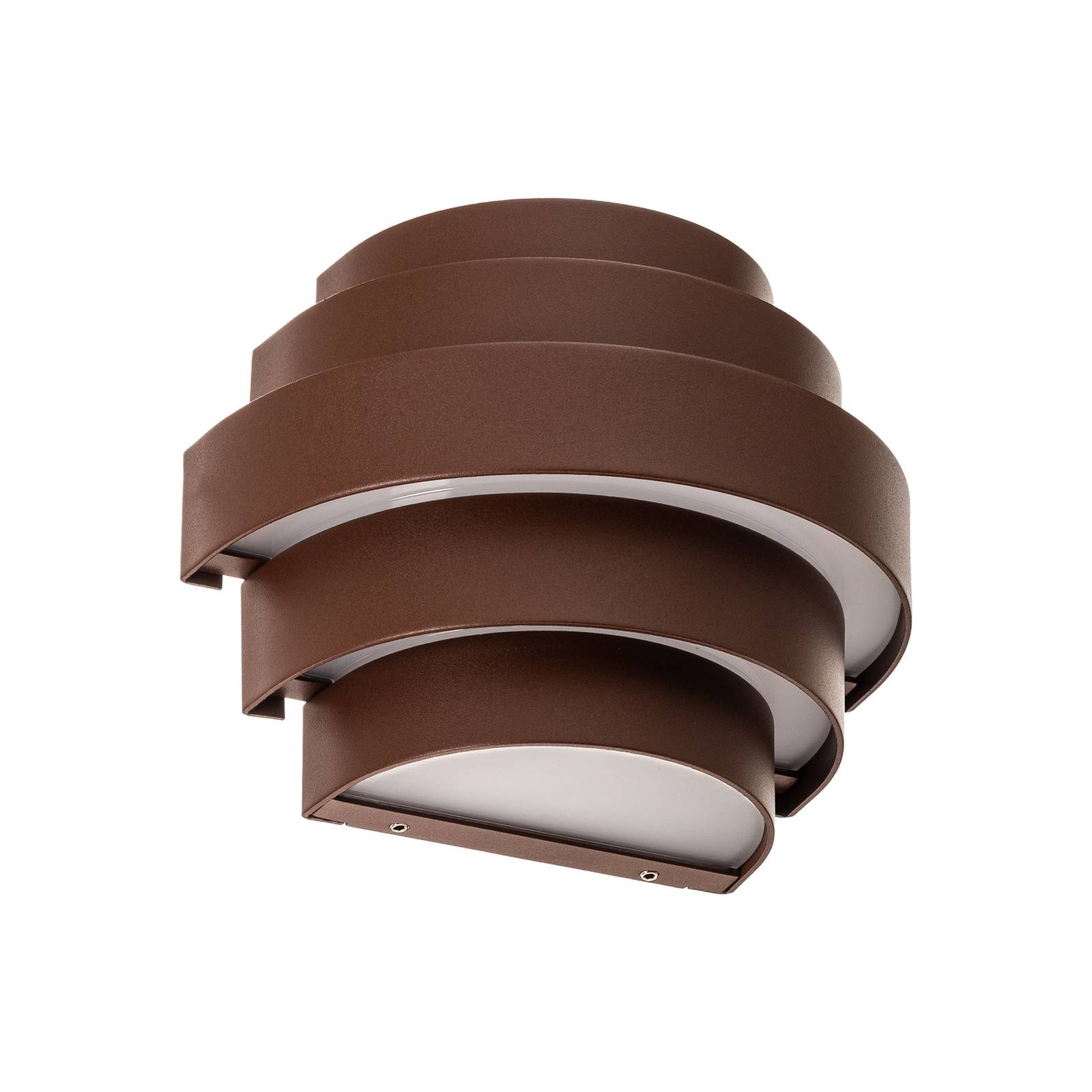 Aplique De Pared Exterior Marrón óxido Con LED 2 Luces IP54 - Edwin | Leroy Merlin