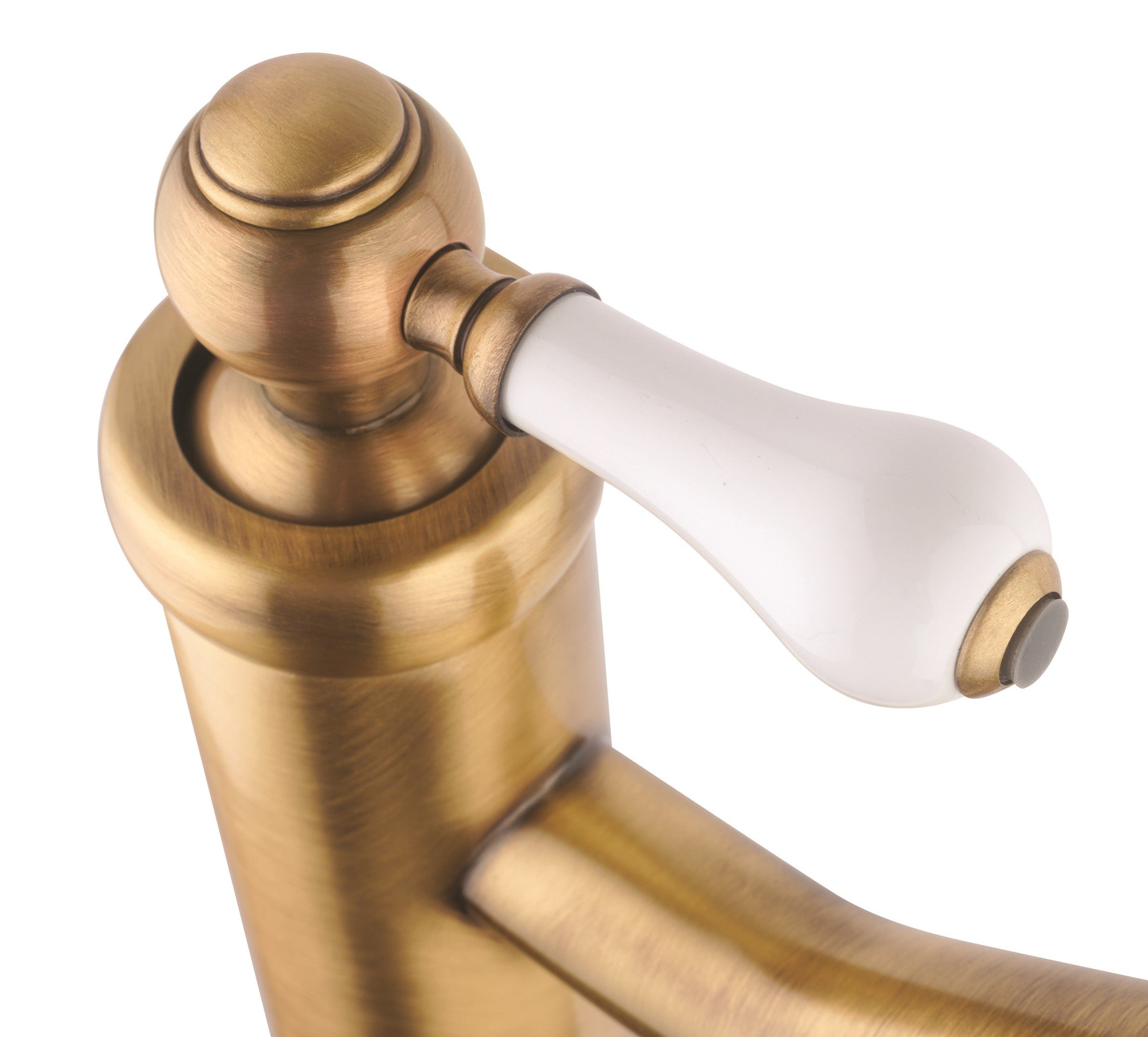 Miscelatore per lavabo a bacinella in colore bronzo stile retrò Piralla Como 0TOF3493A21 - Bronzo - 4