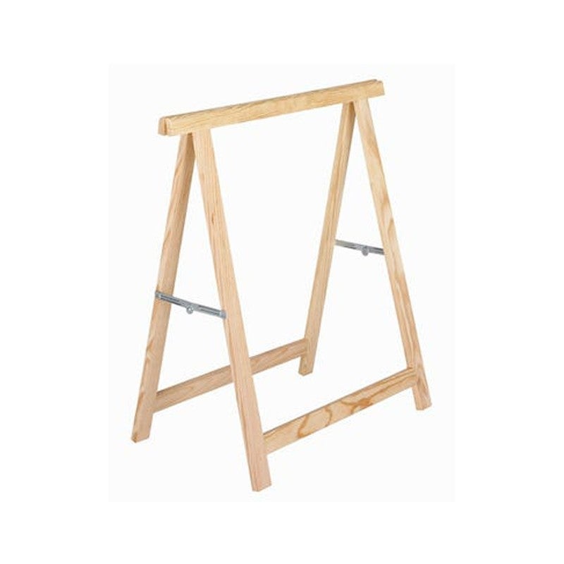 Chevalet En Bois Pliable Tradineur 65x75 Cm - Support Pour Panneaux, Coupe De Bois, Atelier Bricolage