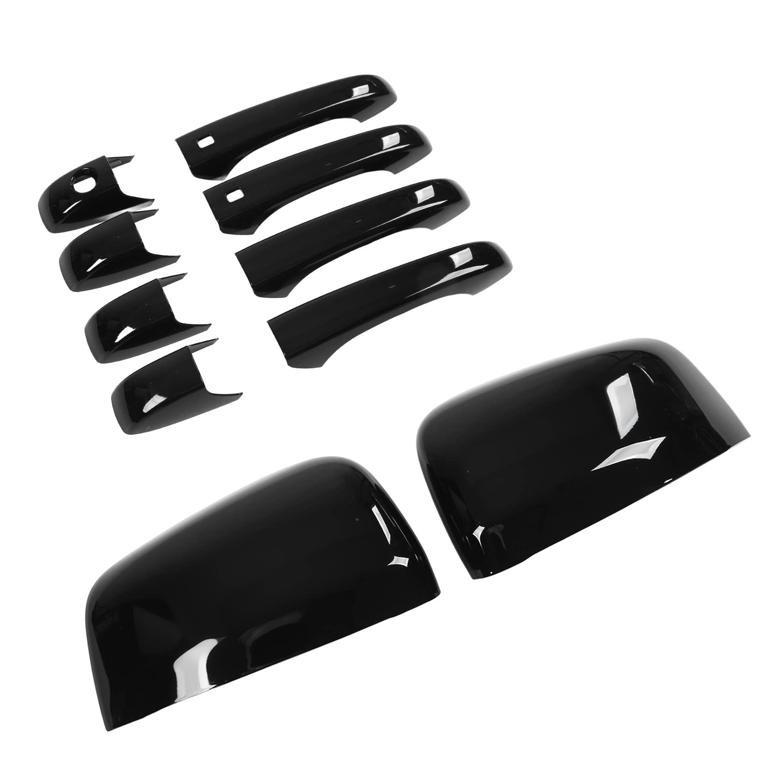 Rückspiegelgehäuse Für Jeep Grand Cherokee 2011-2022 - Glänzend Schwarz