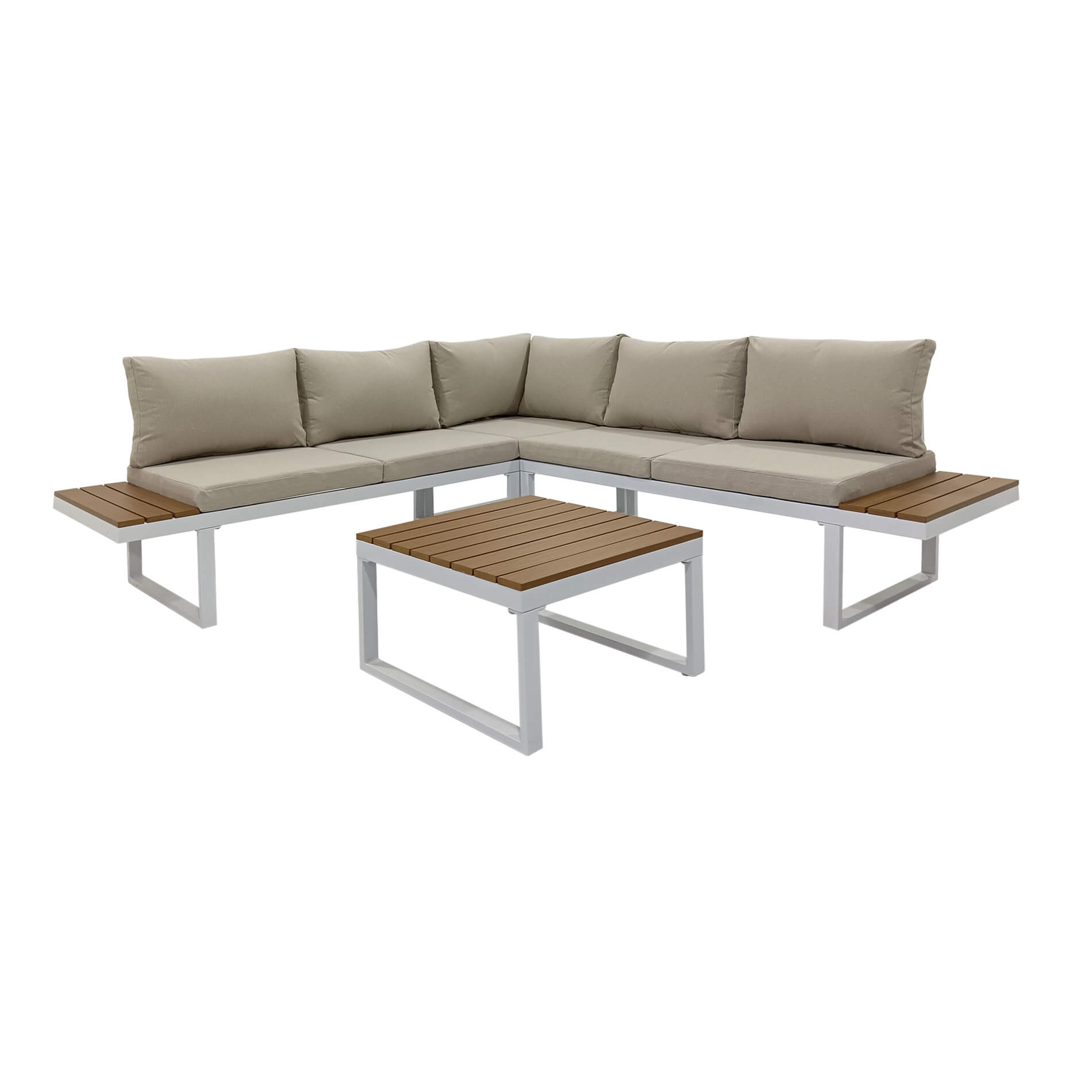 Poltrona Sospesa In Policotone Canvas Beige - Struttura In Acciaio, Seduta Ovale, Per Giardino, Veranda O Salotto, Kit Di Fissaggio Incluso