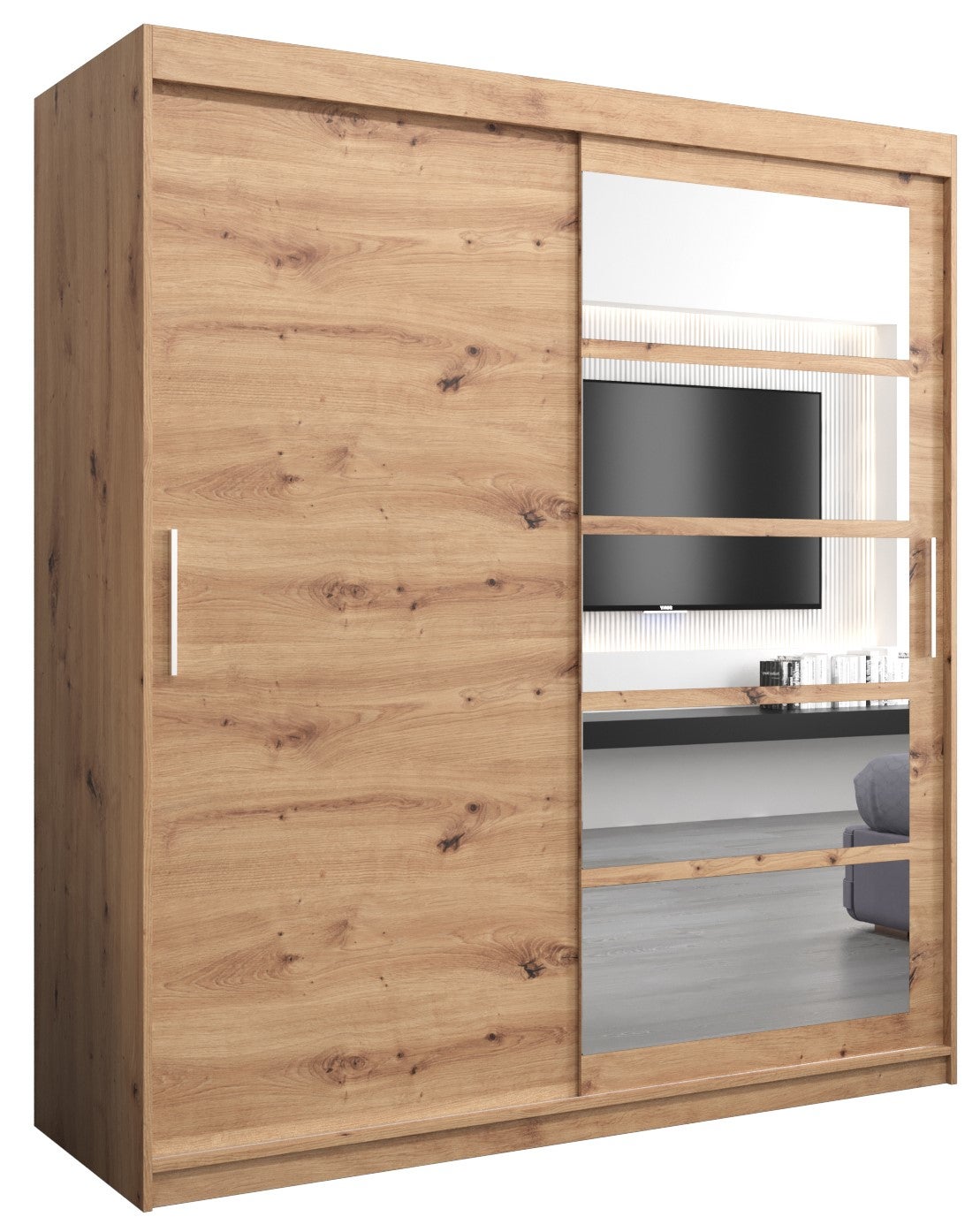 Szafa przesuwna garderoba ROMA 1 180 x 62 x 200 cm Artisan - Abiks Meble