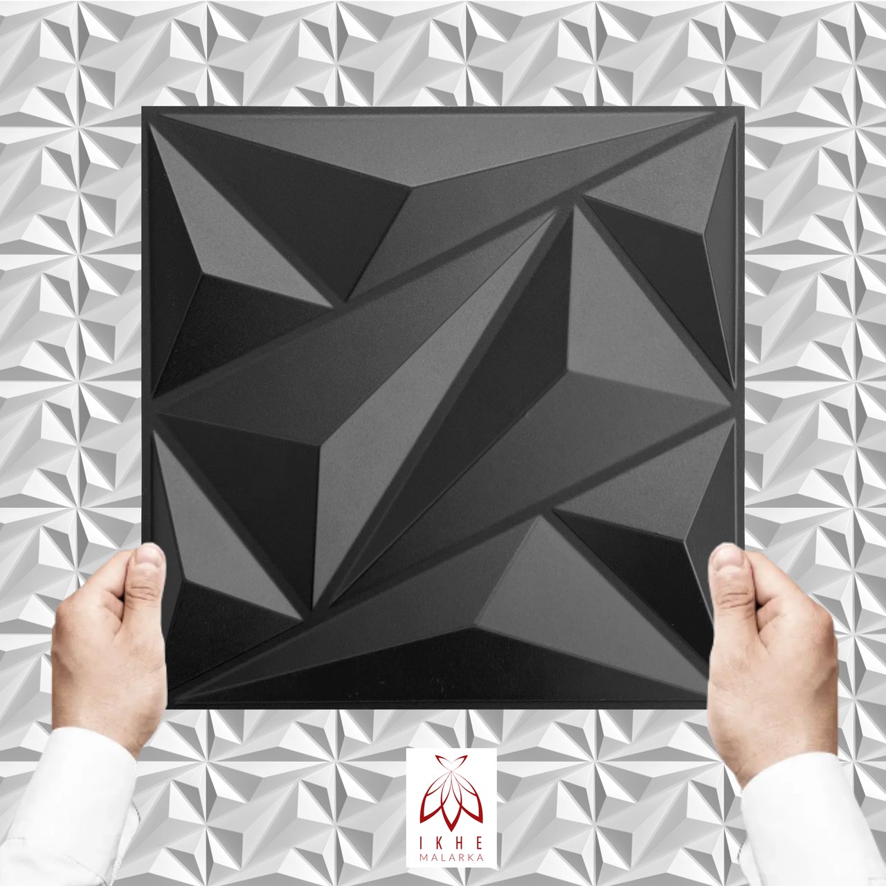 Pannelli decorativi in PVC 3D per interni ed esterni, effetto moderno