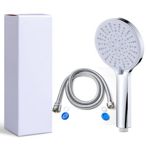 Soffione doccia ad alta pressione Risparmio idrico 3 modalà Soffioni doccia Spruzzatore per massaggio ad acqua con arresto a una chiave regolabile Accessori per il bagno