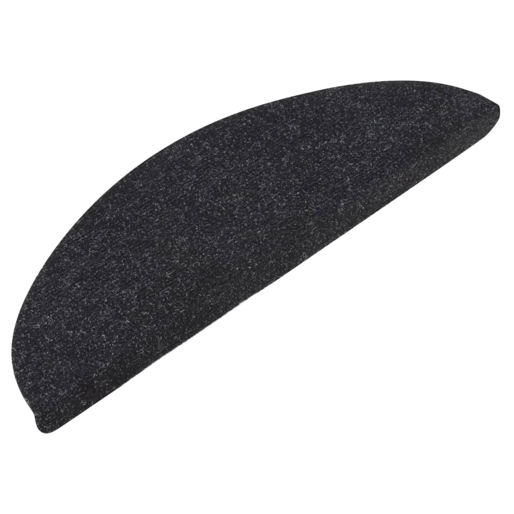 Maison Exclusive - Tapis d'escalier autocollants 15 pcs 56x17x3 cm Anthracite - 3