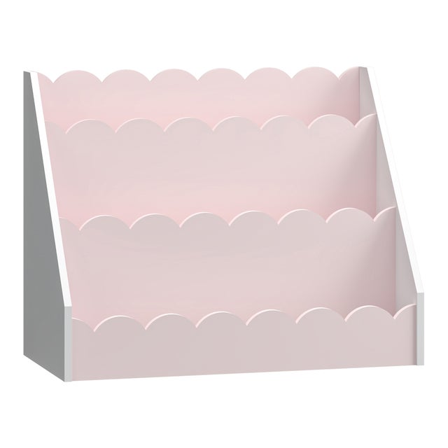 Bibliothèque pour Chambre enfant en MDF Rose H. 48 x l. 30 x P. 30 cm