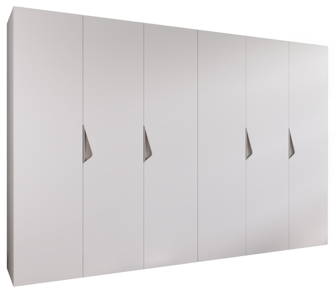 Szafa uchylna otwierana Sandi 1 300 (150x2) x 52 x 202 cm biały + u. kaszmir