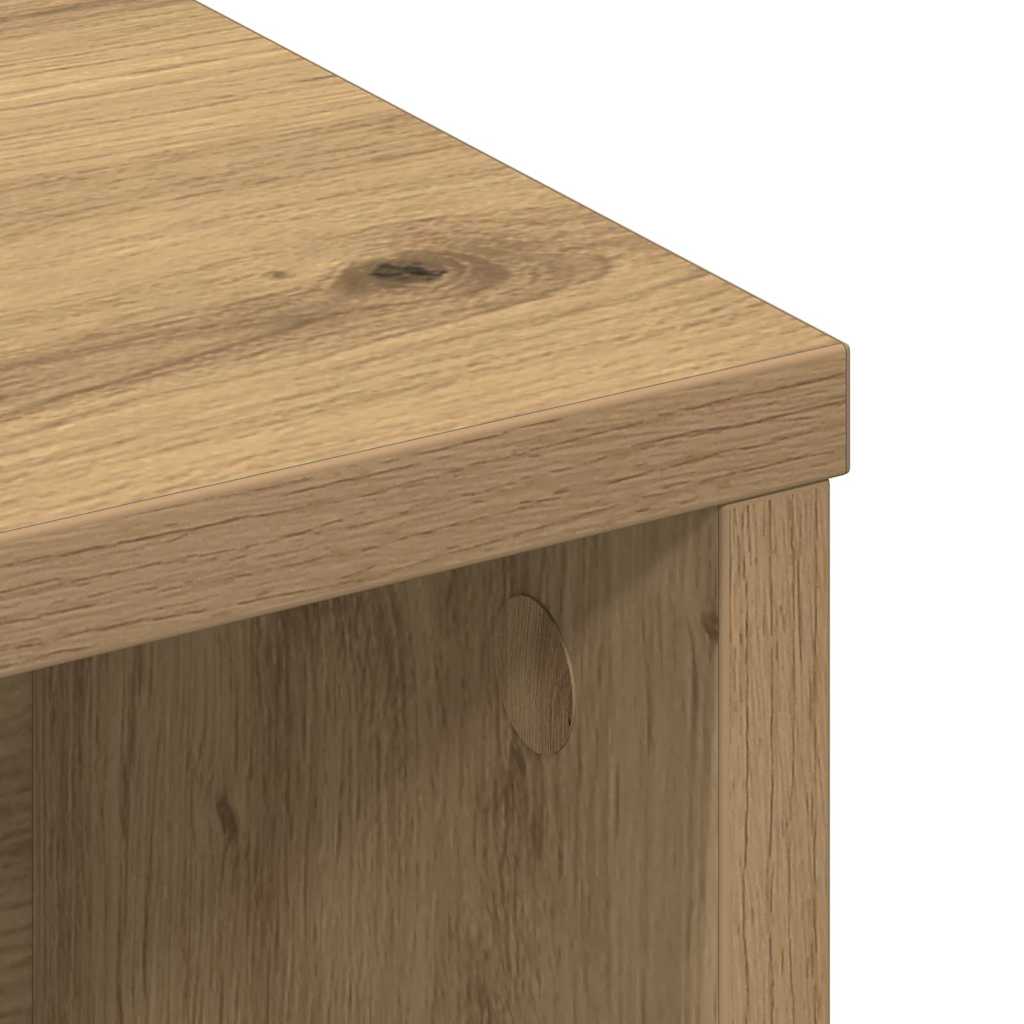 Cabinet de Tête de Lit Chêne artisanal 220 x 19 x 101,5 cm vidaXL - 8