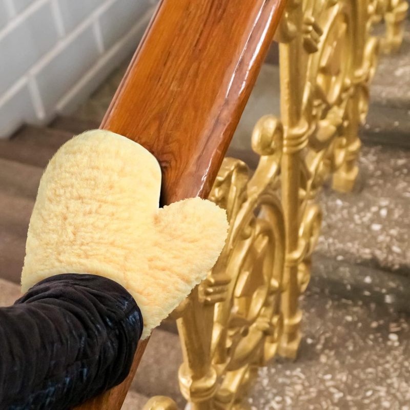 Ensemble de six gants : ouverture par le pouce pour rampes, peinture de clôtures et tuyaux, dépoussiérage et coloration adaptés aux terrasses - 5