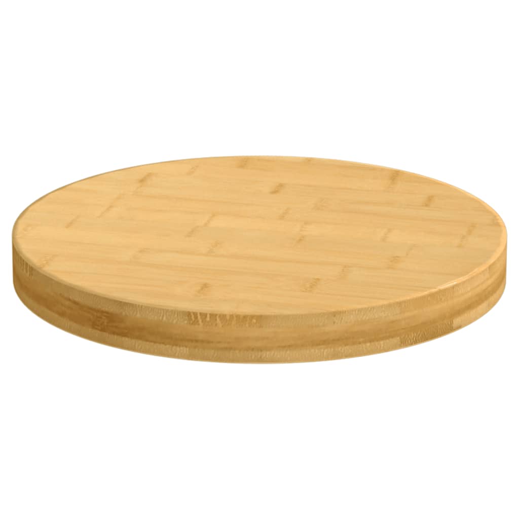 Tablero de mesa | superficie de mesa | tablero de escritorio de bambú ø50x4 cm cfw29583