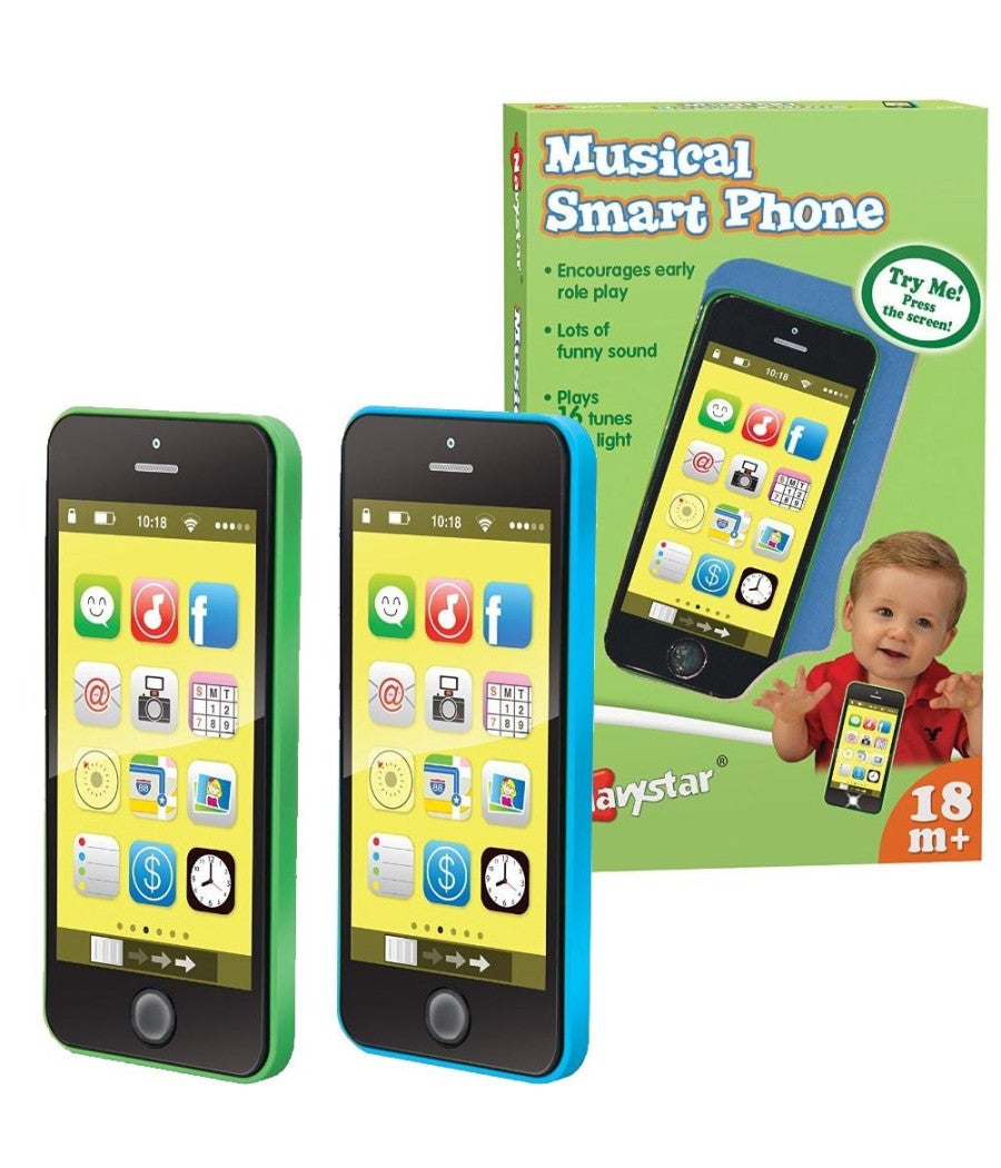 Trade Shop Telefono Smartphone Giocattolo Musicale Bambini
