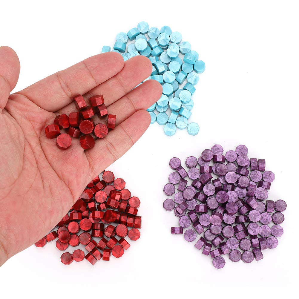 YOSOO Perles de cire à cacheter Kit de Cire à Cacheter de 24 Couleurs YOSOO Perles de cire à cacheter Kit de Cire à Cacheter de 24 Couleurs