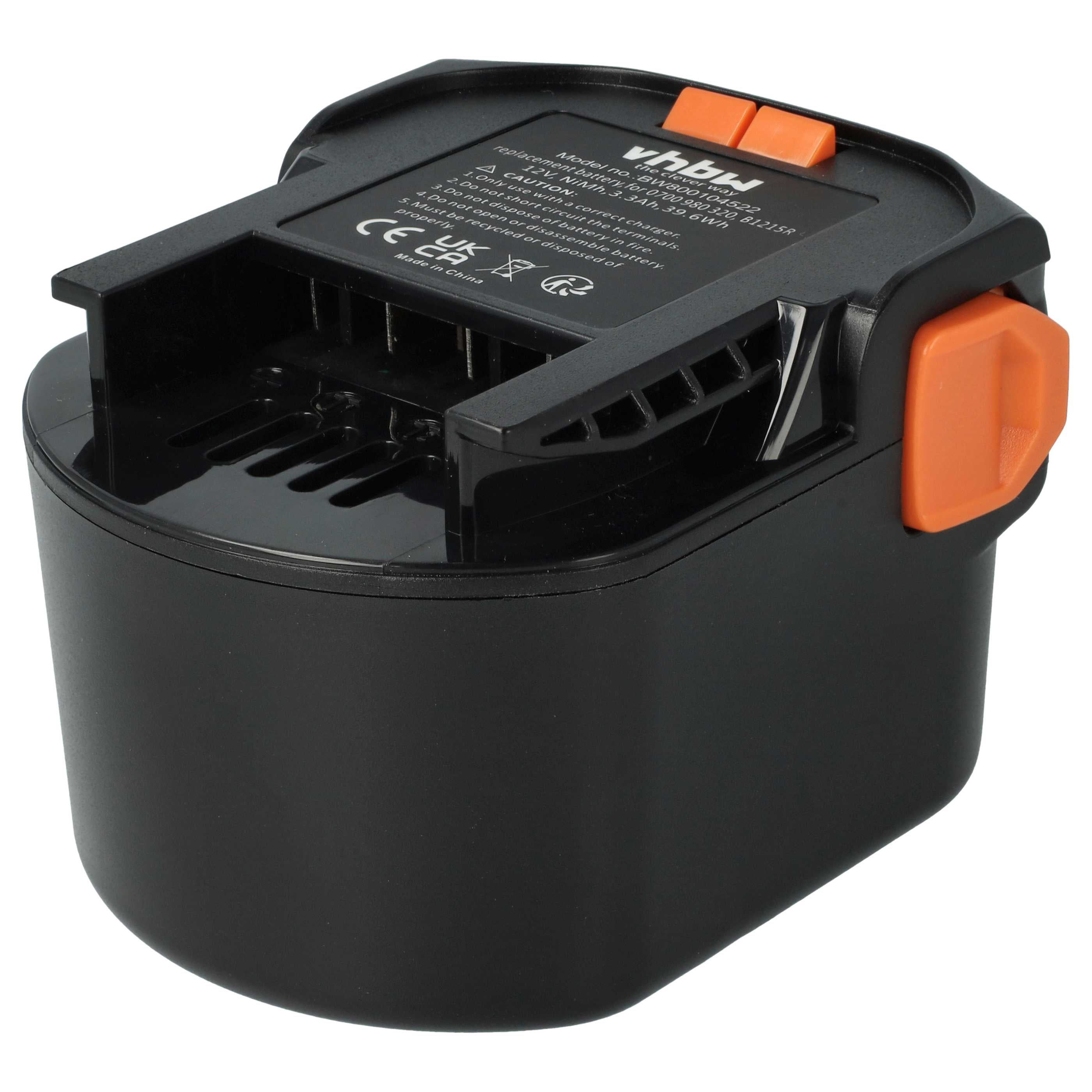 Vhbw Ersatzakku Für Milwaukee Werkzeuge – 12V, 1500 MAh, NiMH