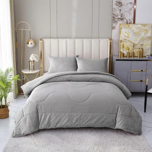 Edredón Nórdico 240x220 Cm (cama 150) – Relleno De 350gr/m2, Reversible, Tacto Pluma