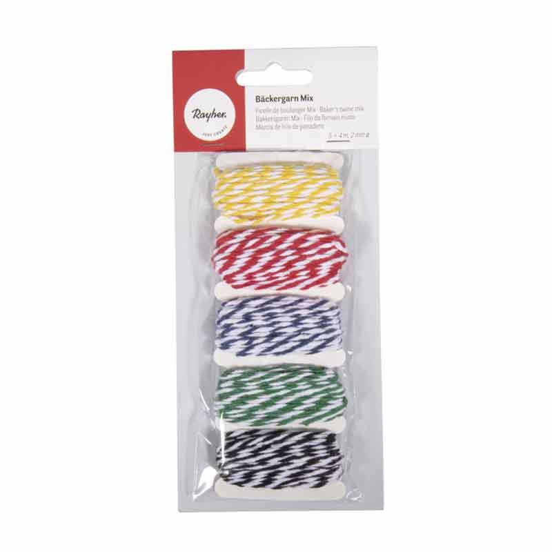 Lot De 5 Ficelles En Plastique Polypropylène - 75 M X 4 Cm, 5 Couleurs, Pour Jardinage Et Bricolage