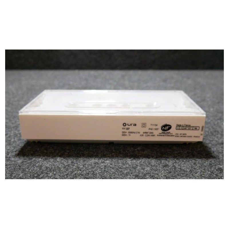 Bloc d'ambiance BAES SATI LED 0.7W 320lm/h sans picto IK07 IP42 avec batterie 4.8V Ni-MH 2.2Ah Cs URAONE Ura - 2