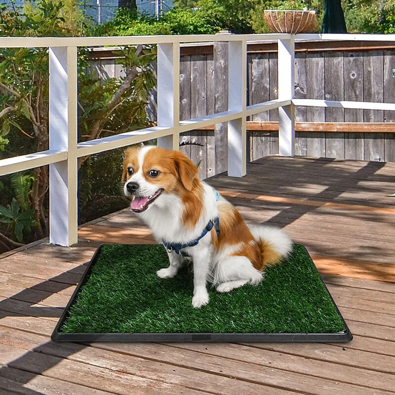 Tapis Pipi Pour Chien En Gazon Artificiel - 46x71 Cm, Lavable, Pour Dressage Chiots Intérieur/Extérieur