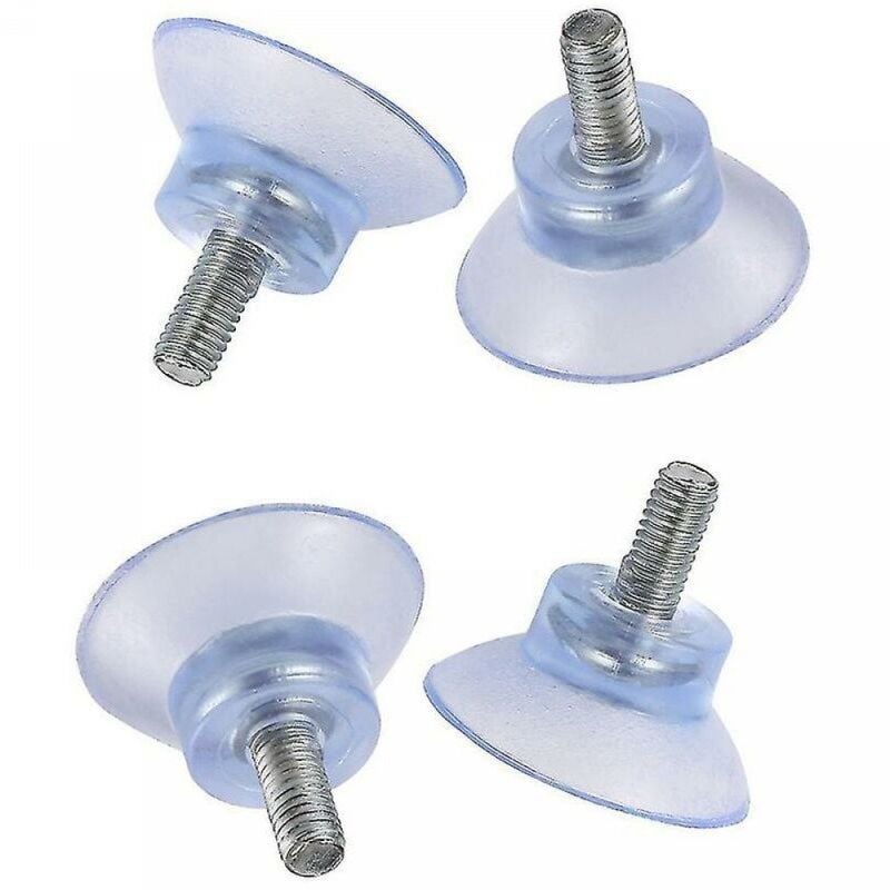 Długość śruby M6, szerokość podstawy 14, PVC, przyssawka, regulowana, szklana stopka do stołu centralnego (12 sztuk*1)