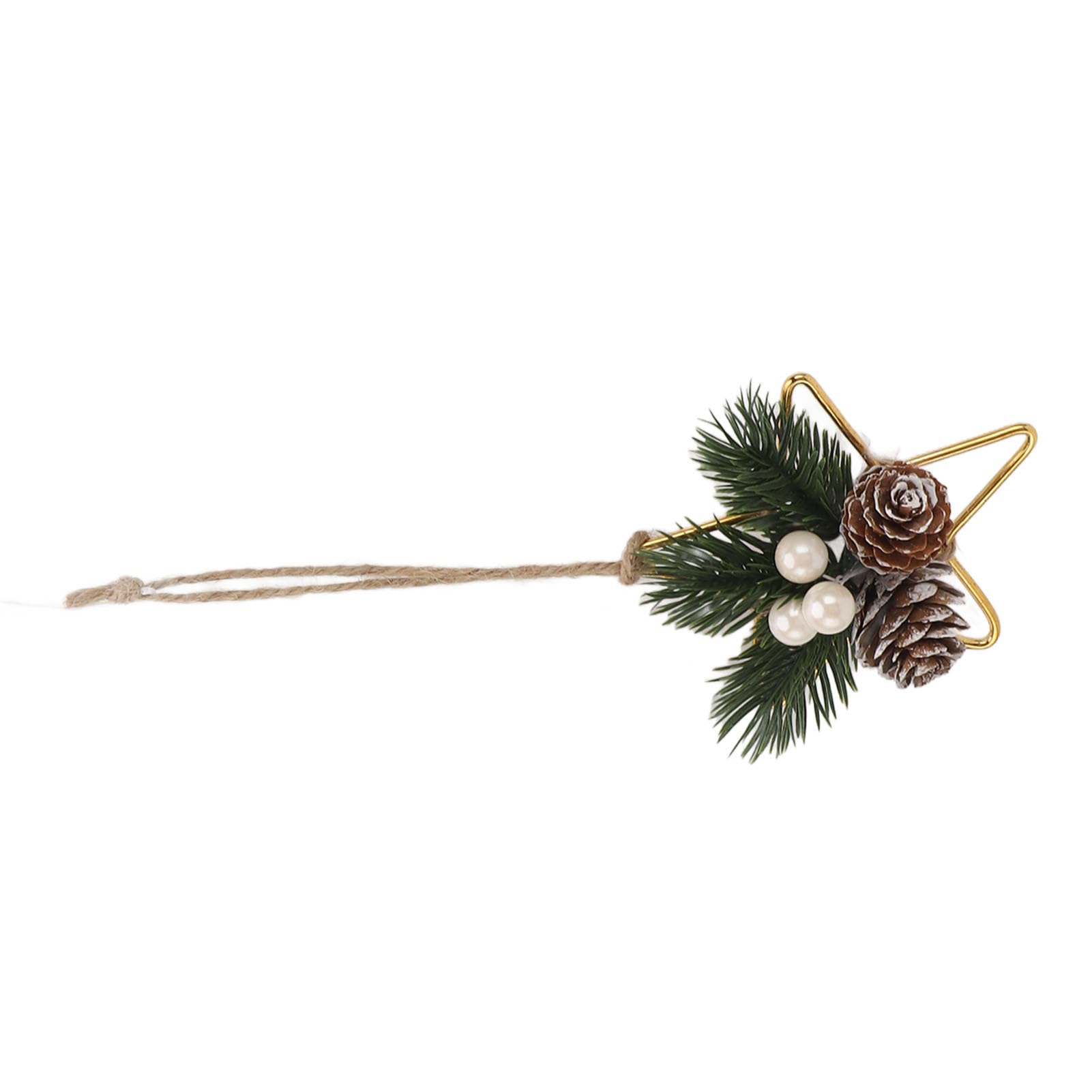 Natal pendurado grinalda decorativa artesanal única pinha decoração de parede para decorações de quarto de férias de aniversá - 5