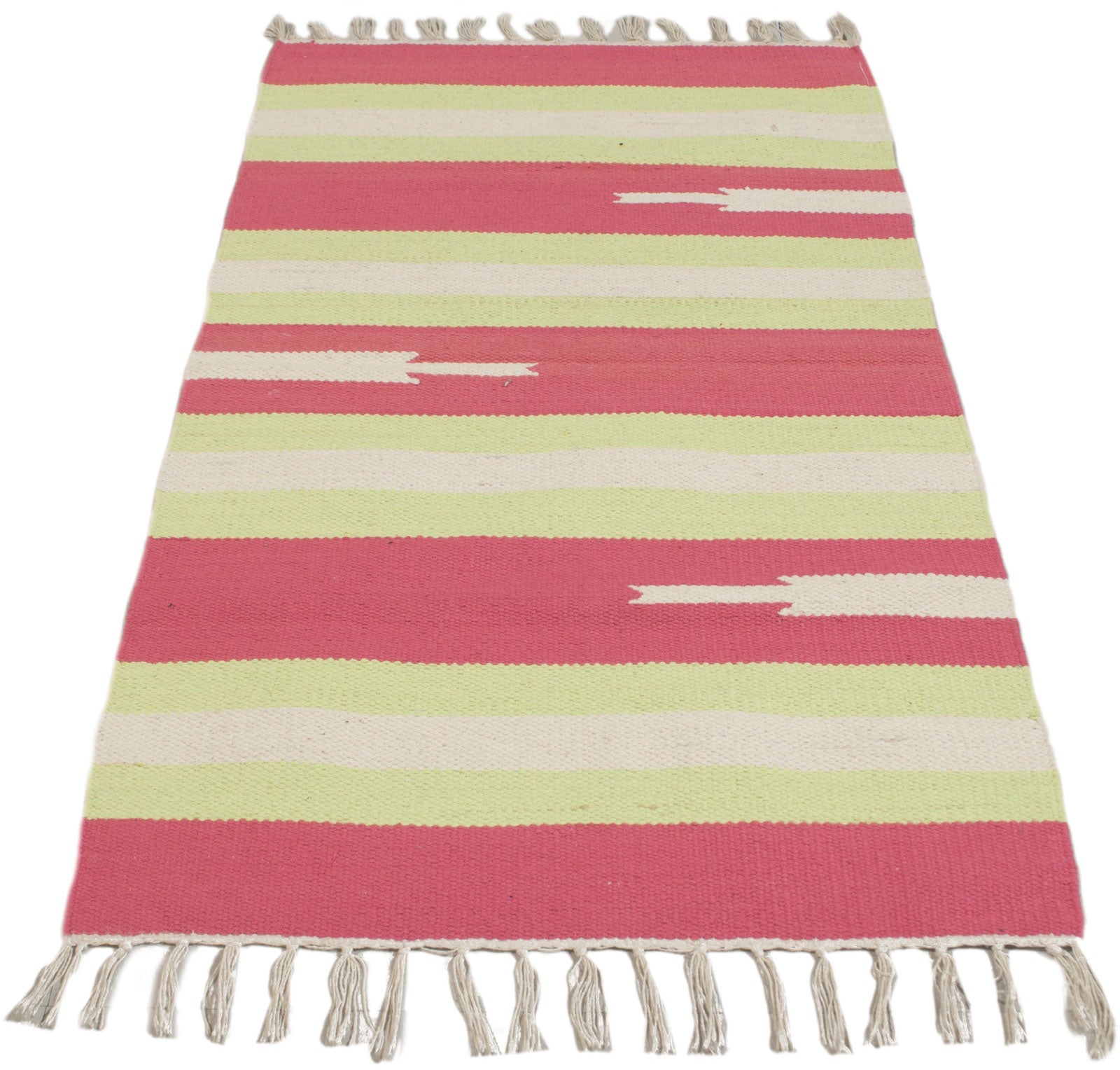 Oryginalny, nowoczesny kilim indyjski, ręcznie robiony, 80x50 cm