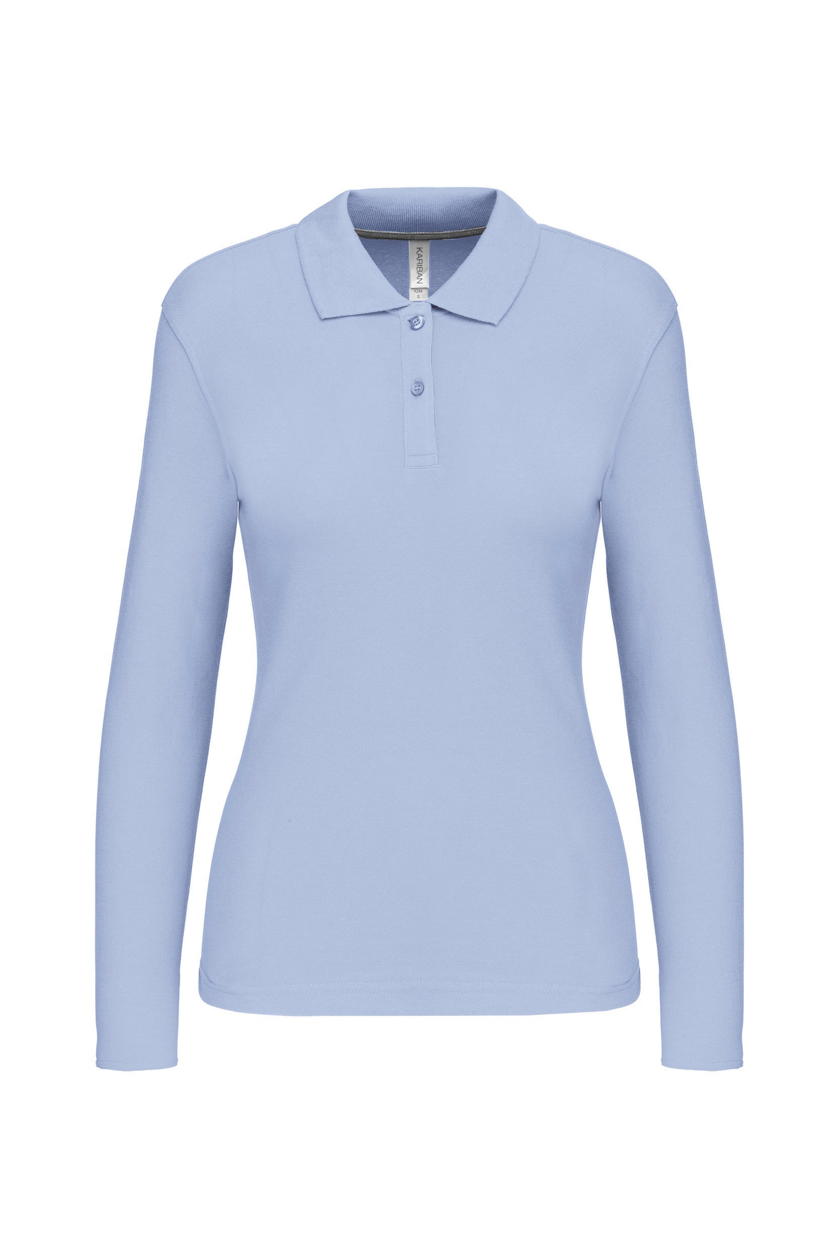 Polo de travail femme manches longues Kariban 100% coton Rouge S