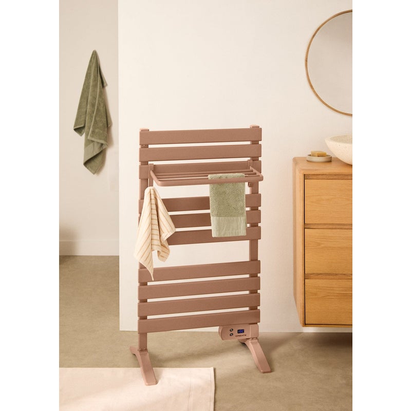 WARM TOWEL - Elektryczny wieszak na ręczniki podłogowy lub ścienny 500W