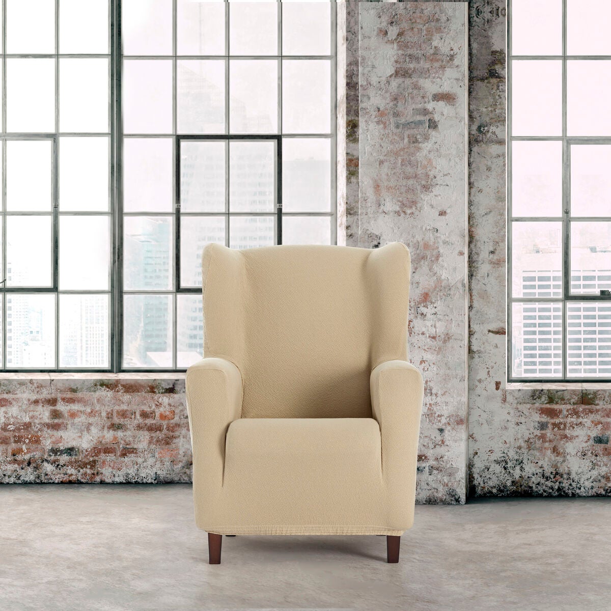 Copripoltrona Bronx elastica beige 70 - 90 cm - 6