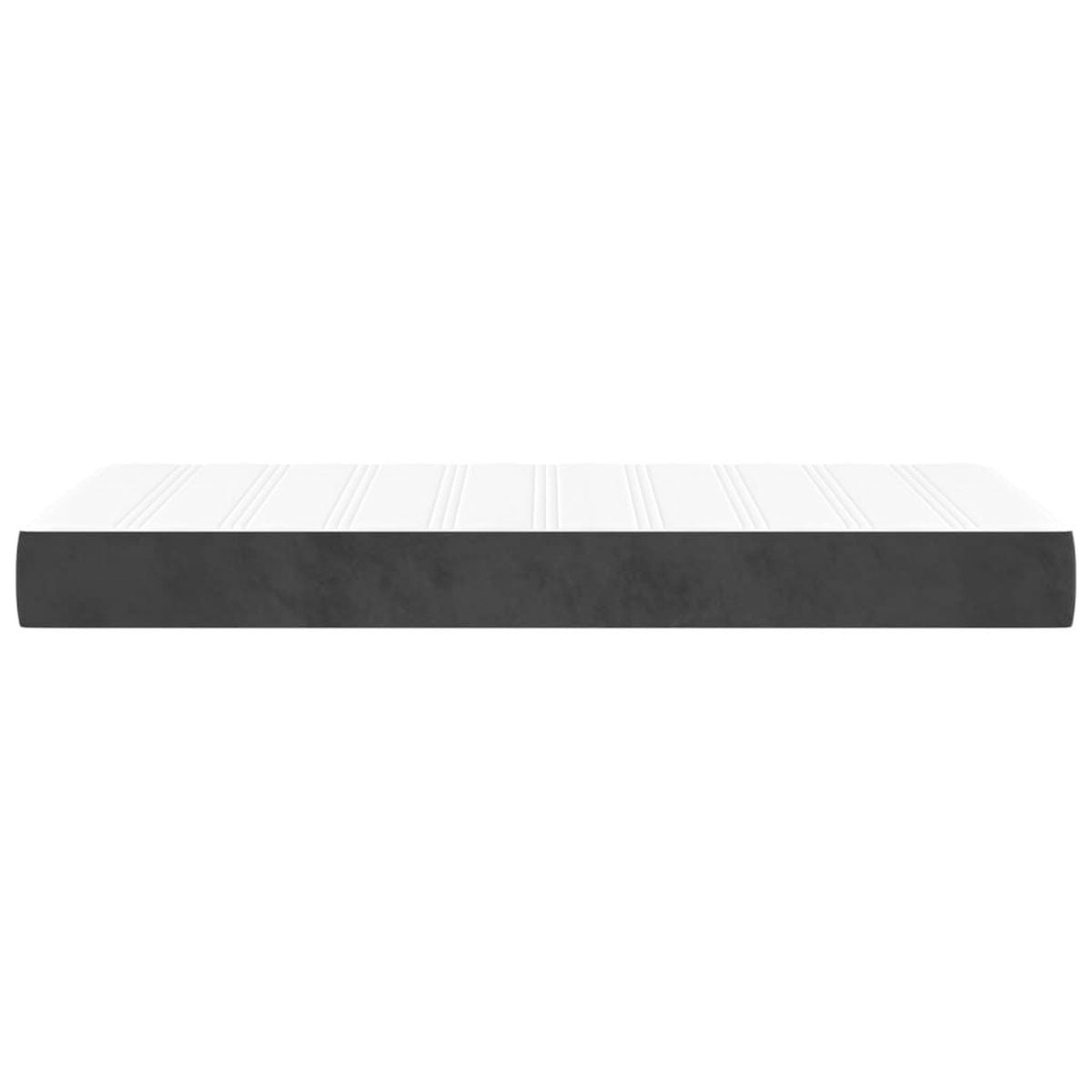 Colchón de muelles ensacados Ottawa acabado terciopelo negro 140x190 cm - 6
