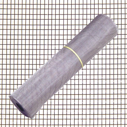 Tela mosquitera aluminio 18x14/120 rollo 30 metros