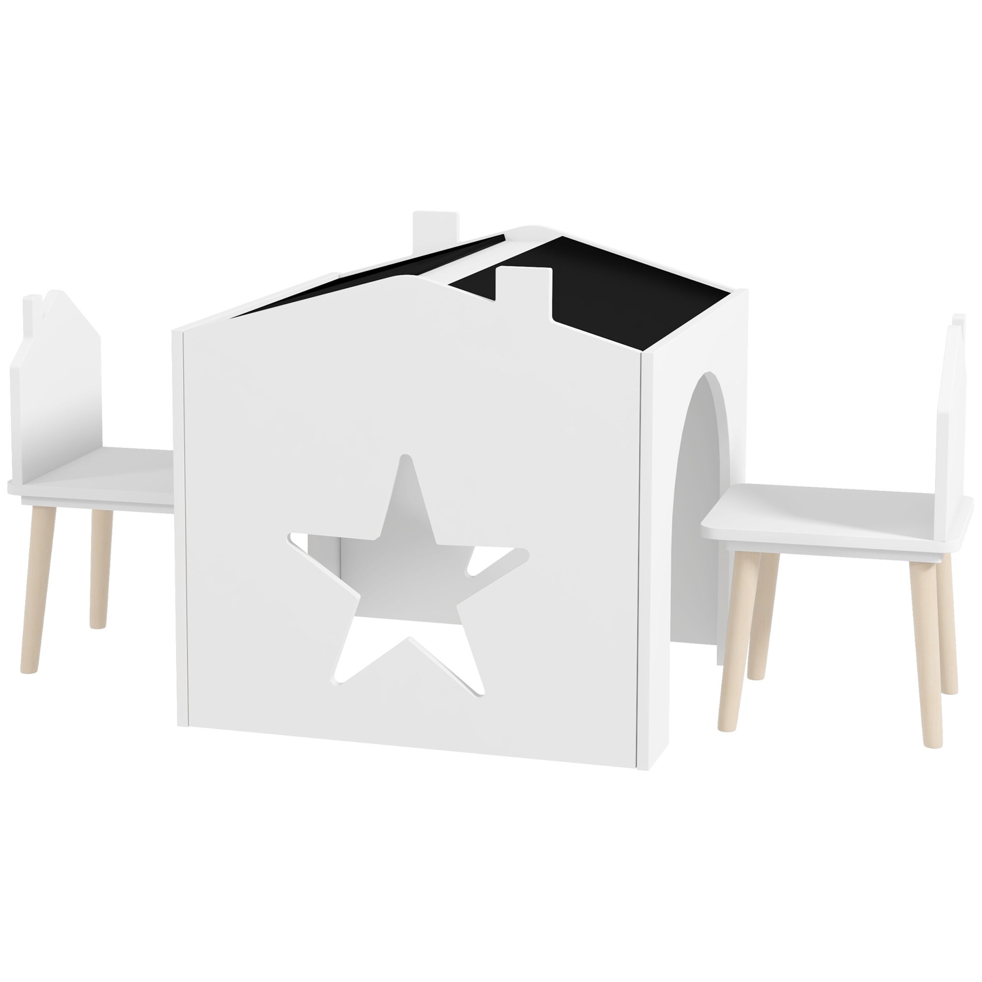 AIYAPLAY Set Toeletta Per Bambine Con Specchio LED Luci Calde/Fredde, Sgabello, Armadietto E Scaffale (3-8 Anni)