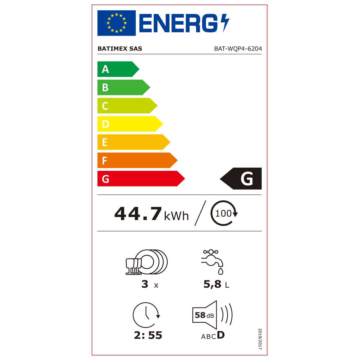 Mini lave vaisselle compact silencieux 3 couverts WASH CLEAN avec réservoir d eau et écran LED - 9
