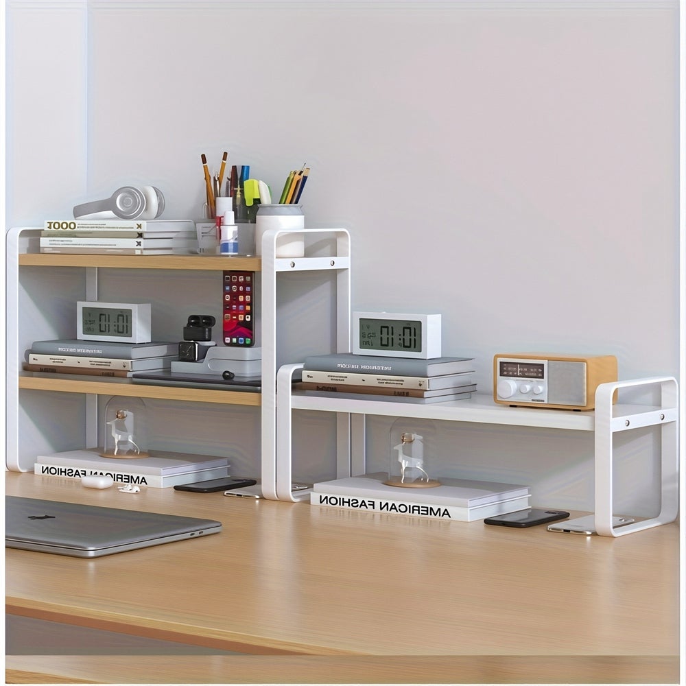 Étagère de rangement de bureau monocouche, étagère de bureau pour ...