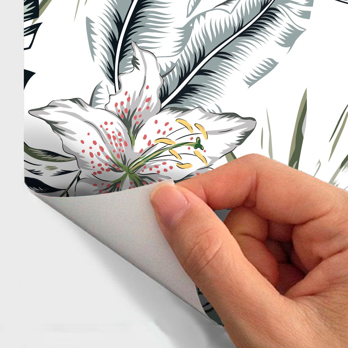 Adesivo arazzo tropicale Matanzas - Sticker adesivo - adesivi murali - 60x60cm - 4