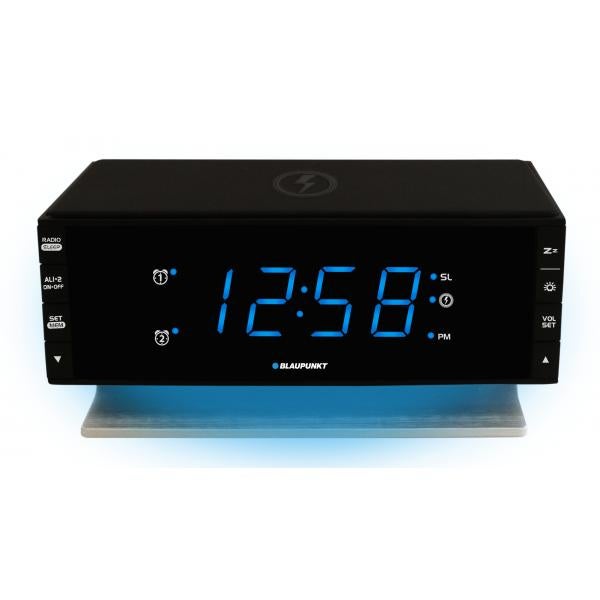 Radiobudzik z ładowarką QI Blaupunkt CR55CHARGE